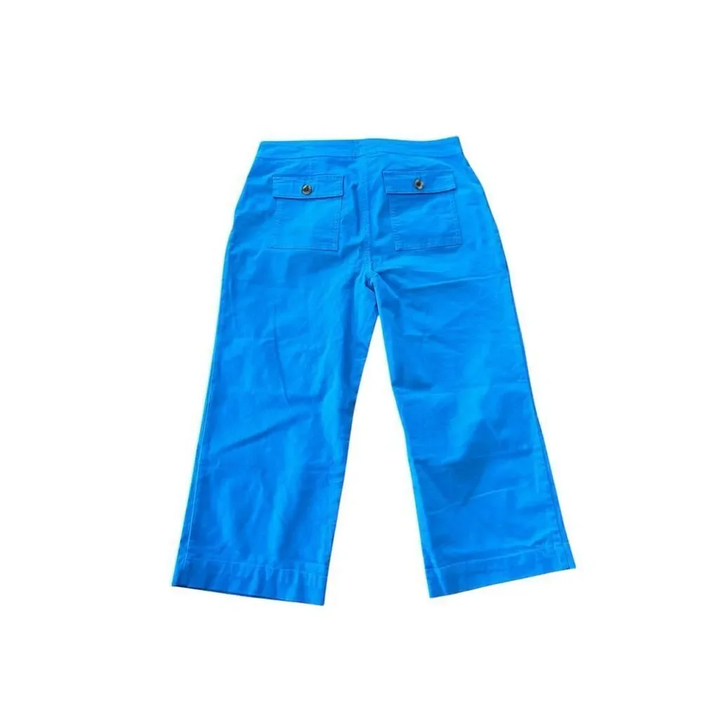 Boden Women's 12p Blue Wide-Leg‎ Pants High Waist